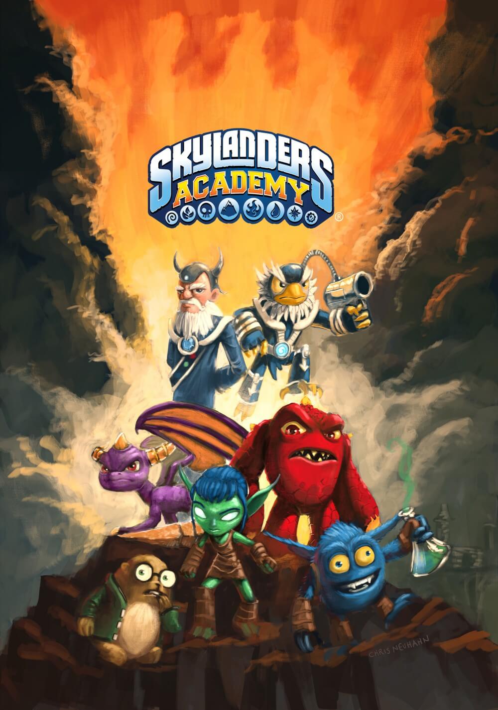 آکادمی اسکای لندرز (Skylanders Academy)