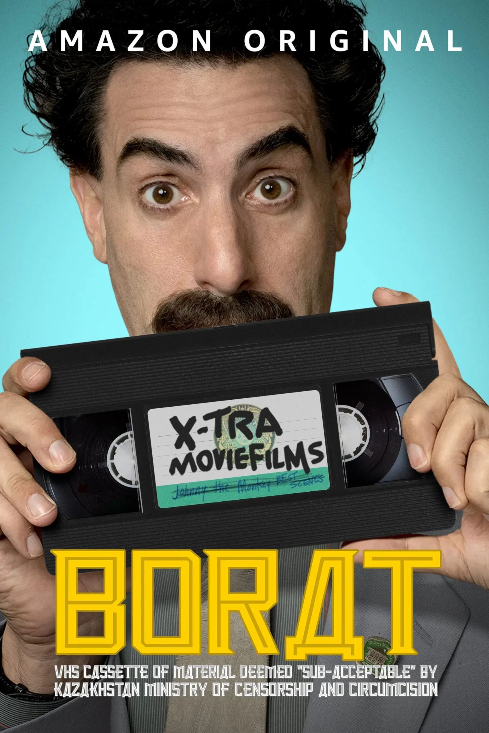 بورات: کاست VHS (Borat: VHS Cassette of Material Deemed ‘Sub-acceptable’ by Kazakhstan Ministry of Censorship and Circumcision)